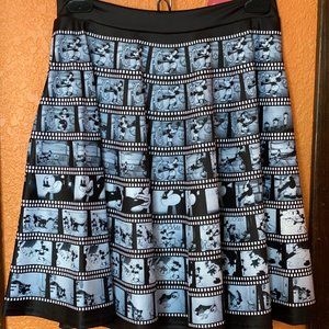 MEDIUM BLACKMILK MICKEY ZOETROPE SKATER SKIRT